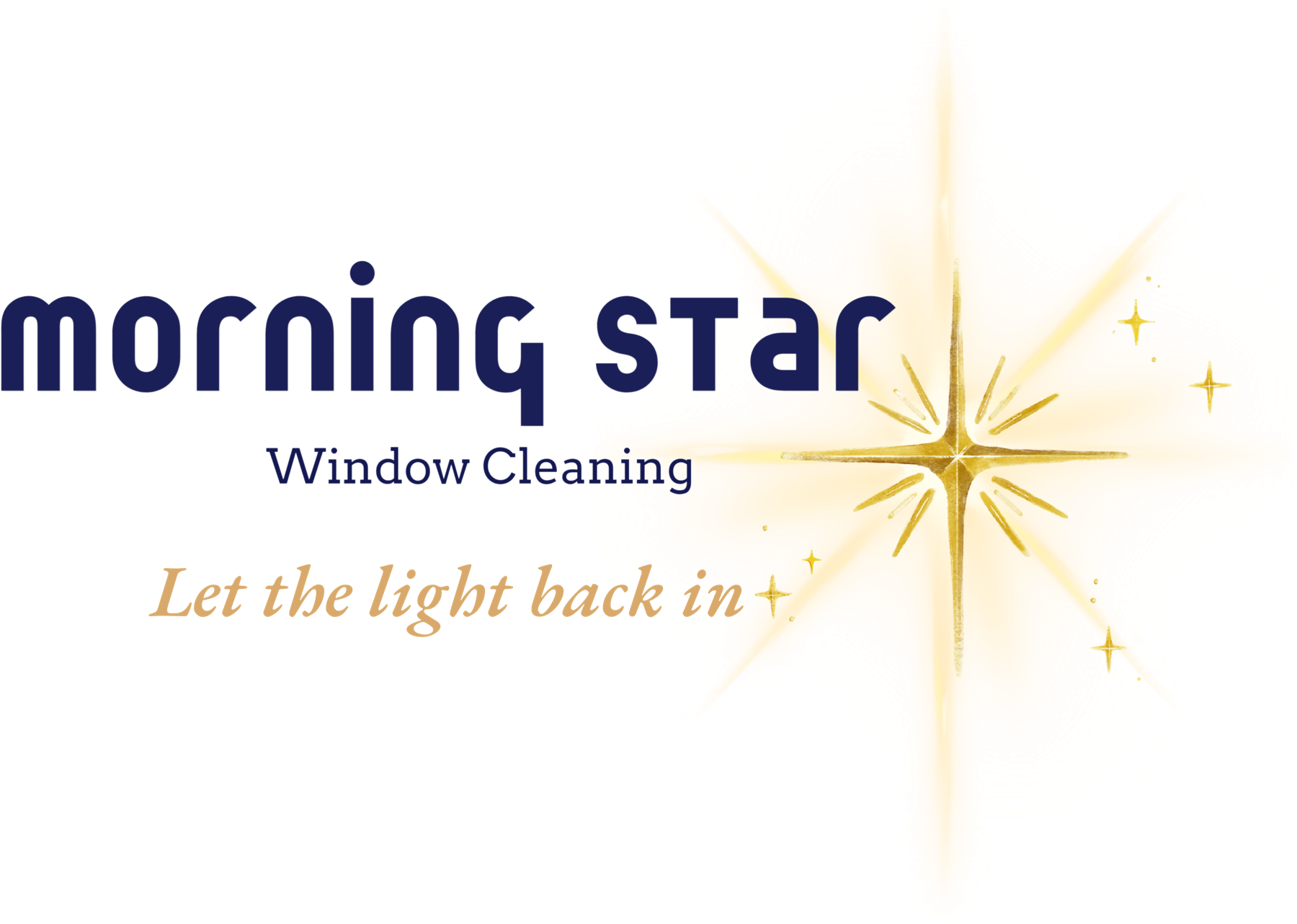 Morning Star Window Cleaning. Let the light back in.
